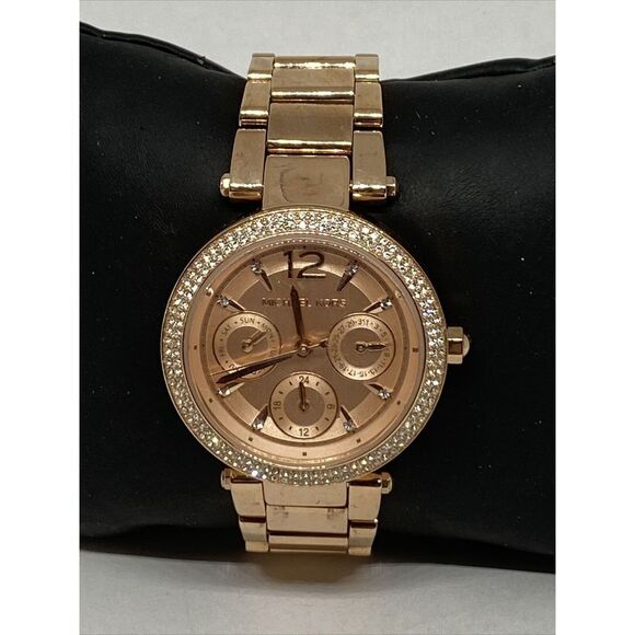 Michael Kors Parker MK6352 Womens Stainless Steel Analog Dial Quartz Watch XR442 - Picture 3 of 12